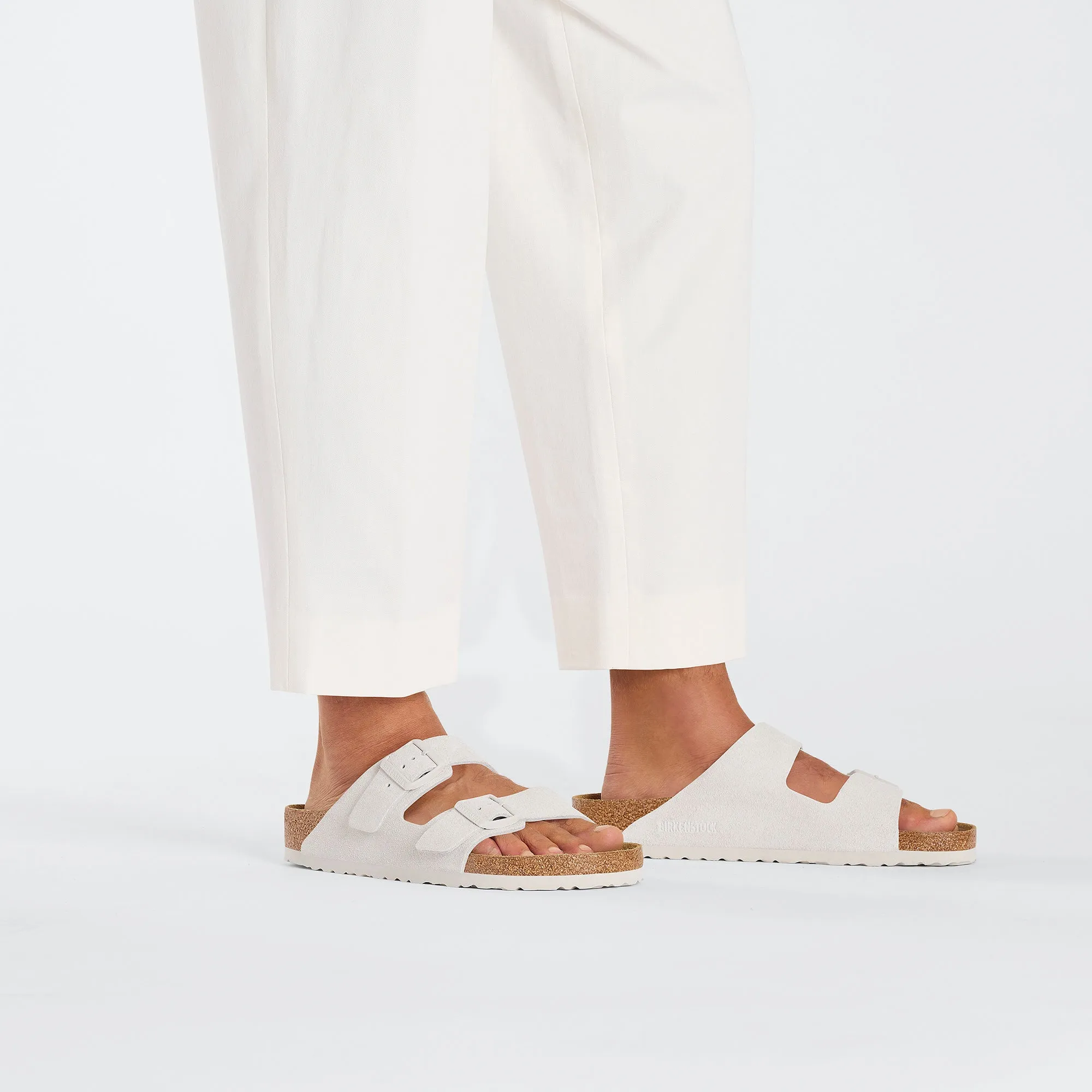 BIRKENSTOCK Arizona pelle scamosciata Antique White