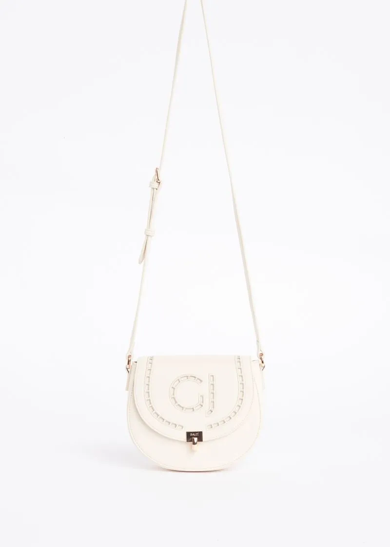 Borsa crossbody con logo ricamato
