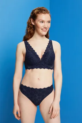 Bralette in pizzo floreale
