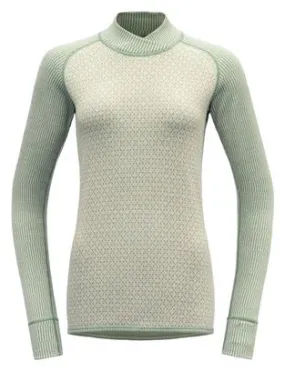 Devold Kvitegga Merino 230 Cross Neck White Baselayer da donna