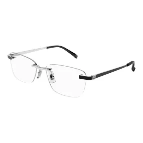   Dunhill DU0038OA - 002 Argento | Occhiale Da Vista Uomo 