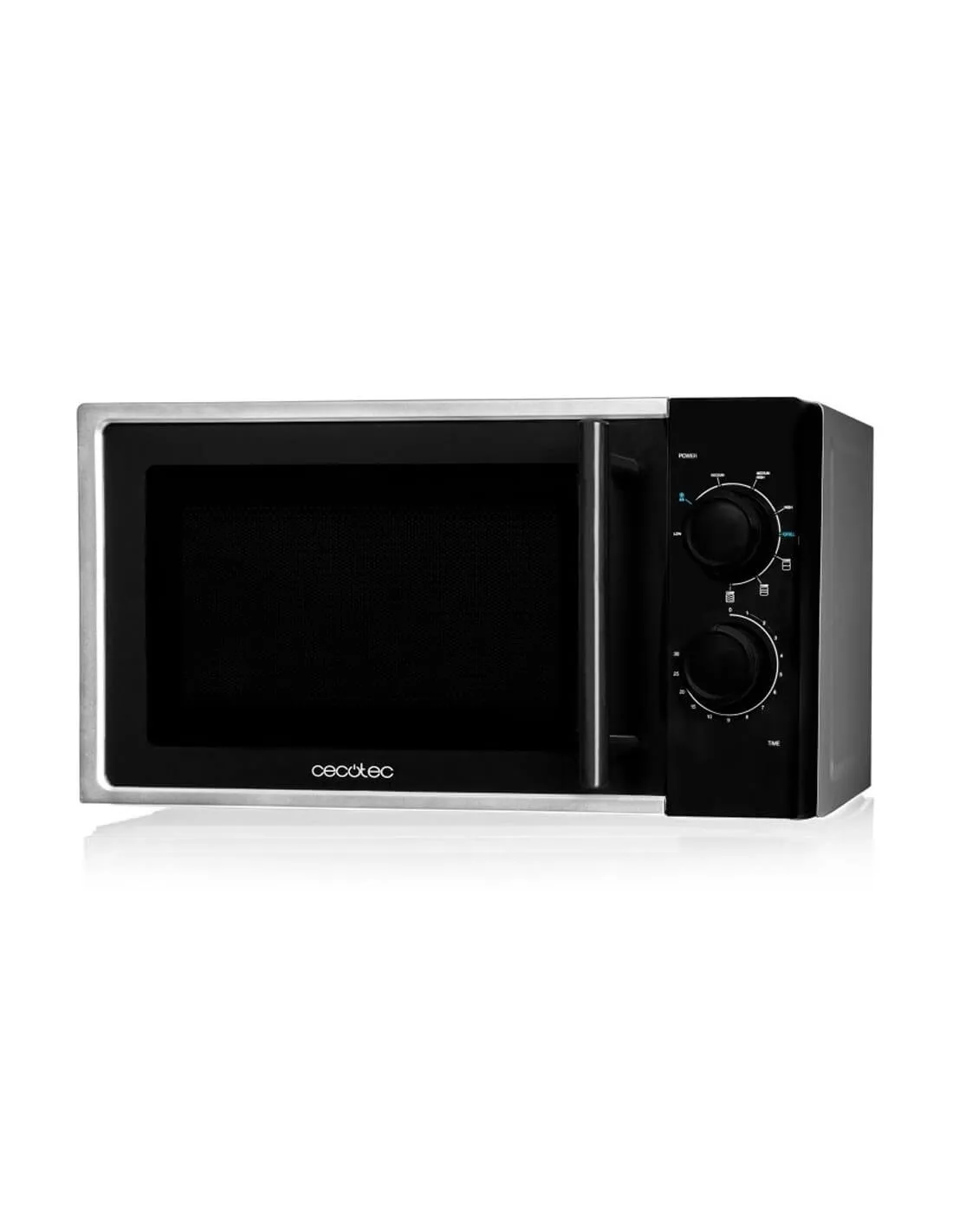 Forno a Microonde Argentato con Grill
