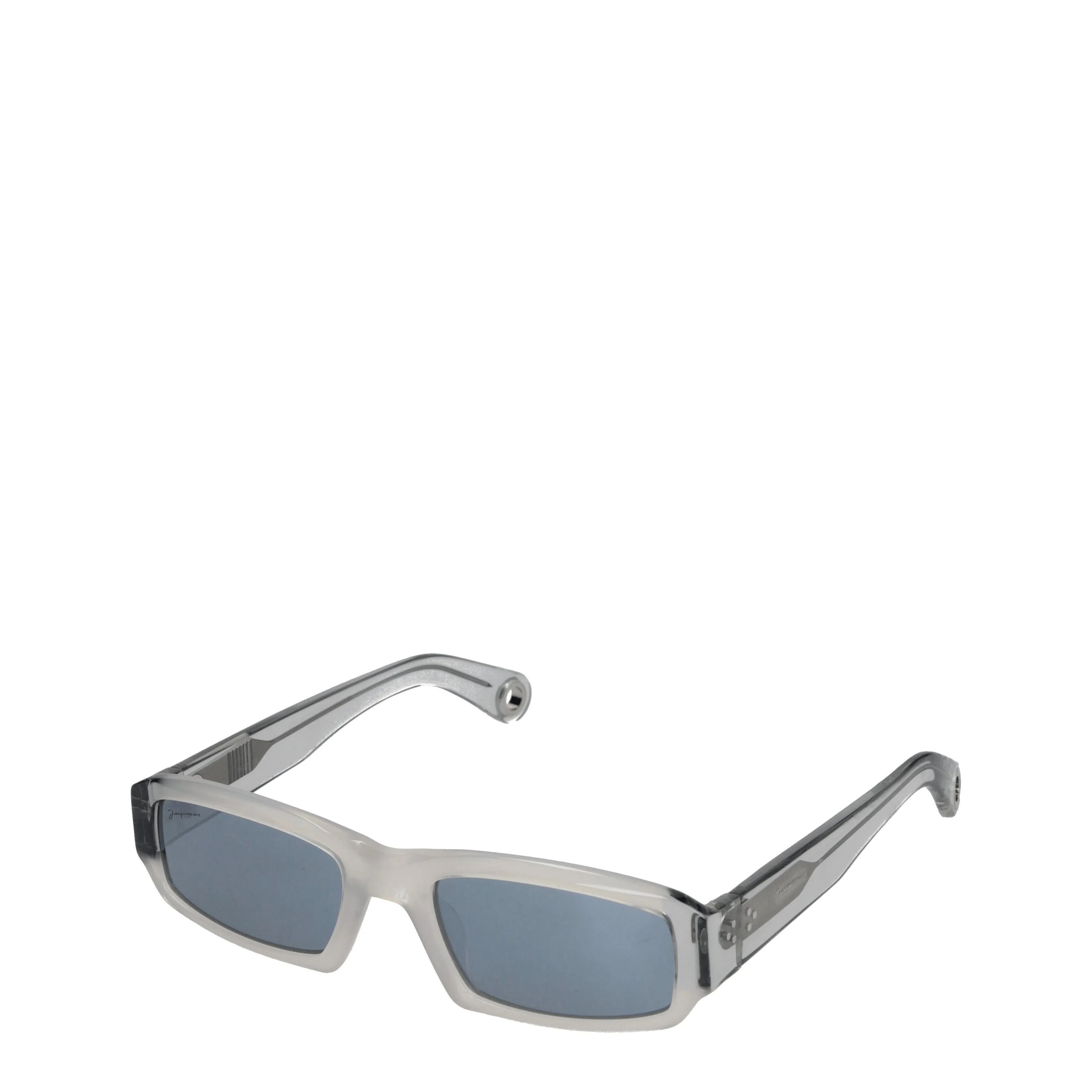 Jacquemus Occhiali da Sole Uomo Acetato Grigio