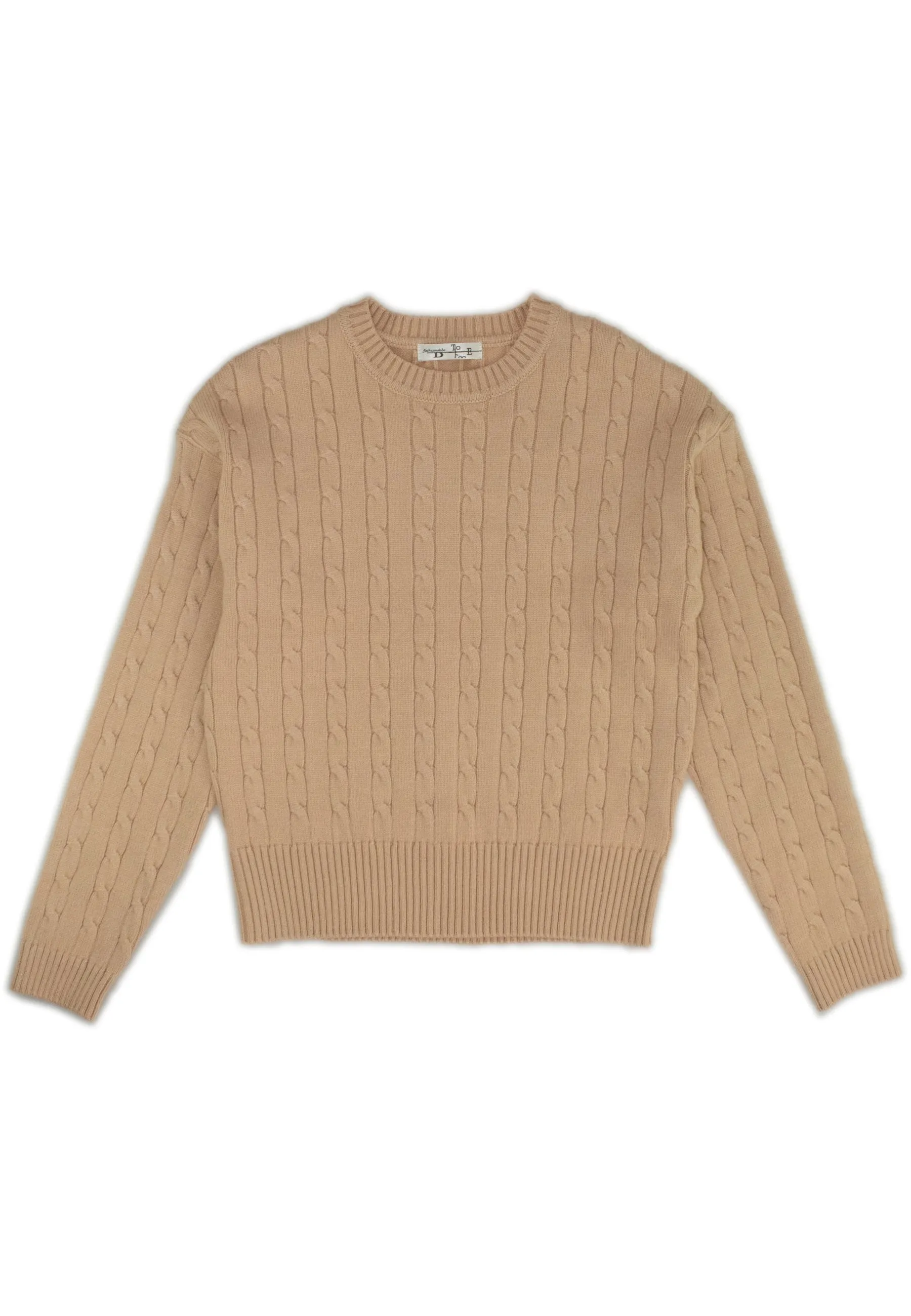 Maglione a trecce tobetoo