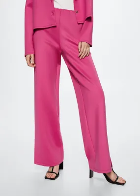 Pantaloni spacchi bordo inferiore