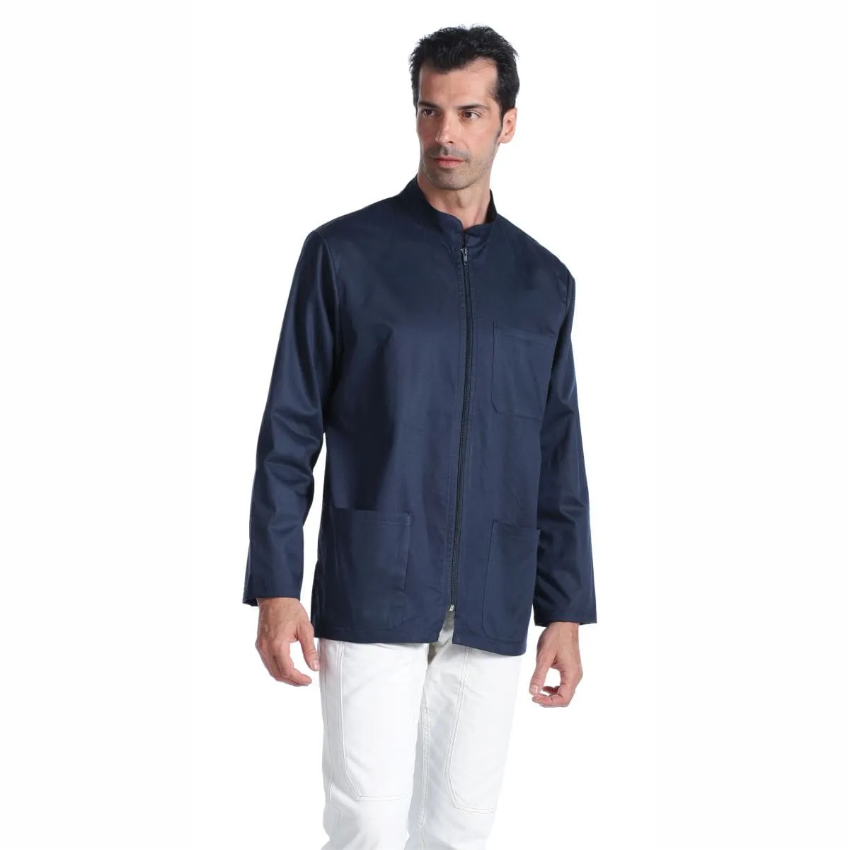 Sidney casacca cotone dentista Blu Navy West Rose