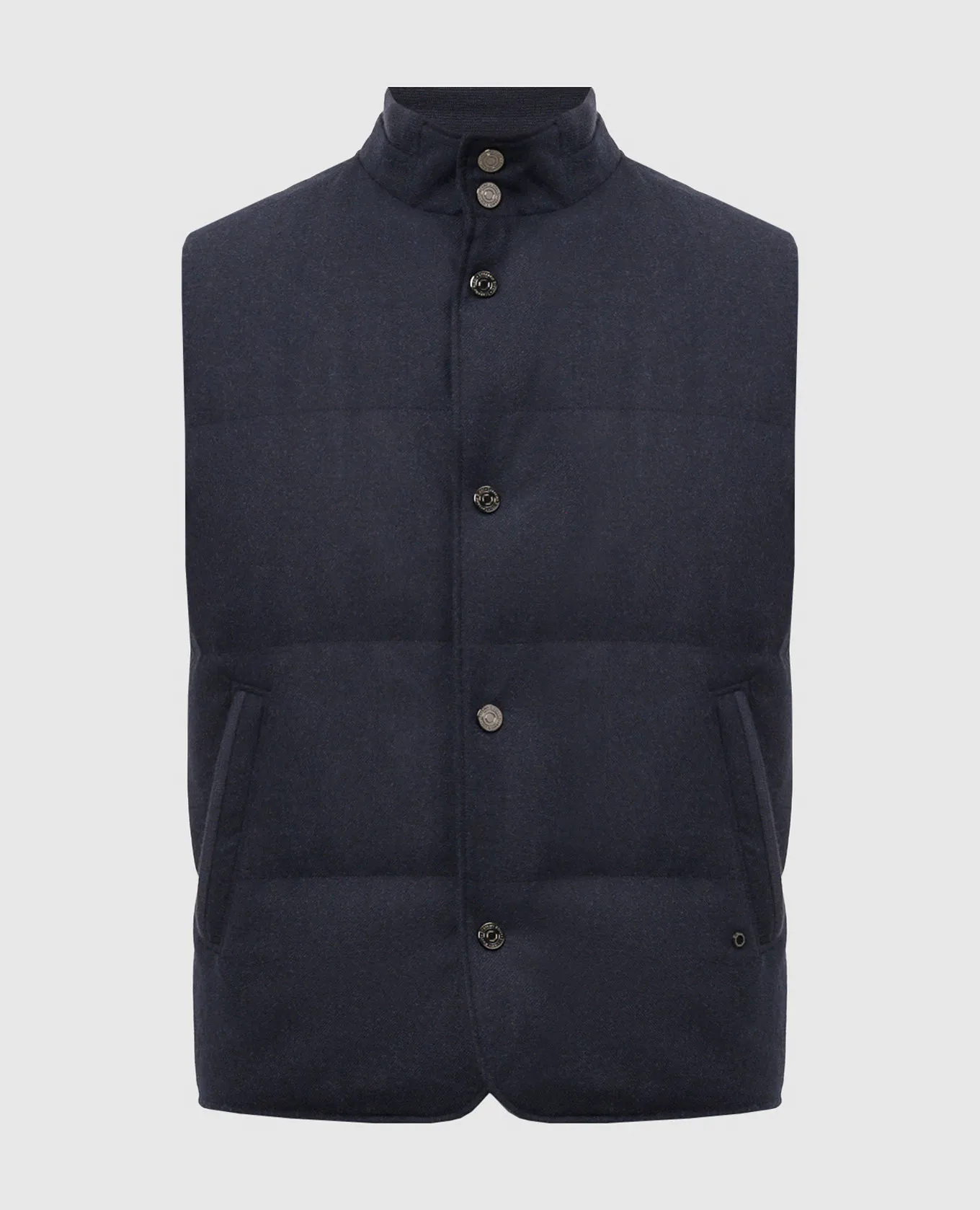 Stefano Ricci Piumino blu realizzato in lana e cashmere MDJ43003403813