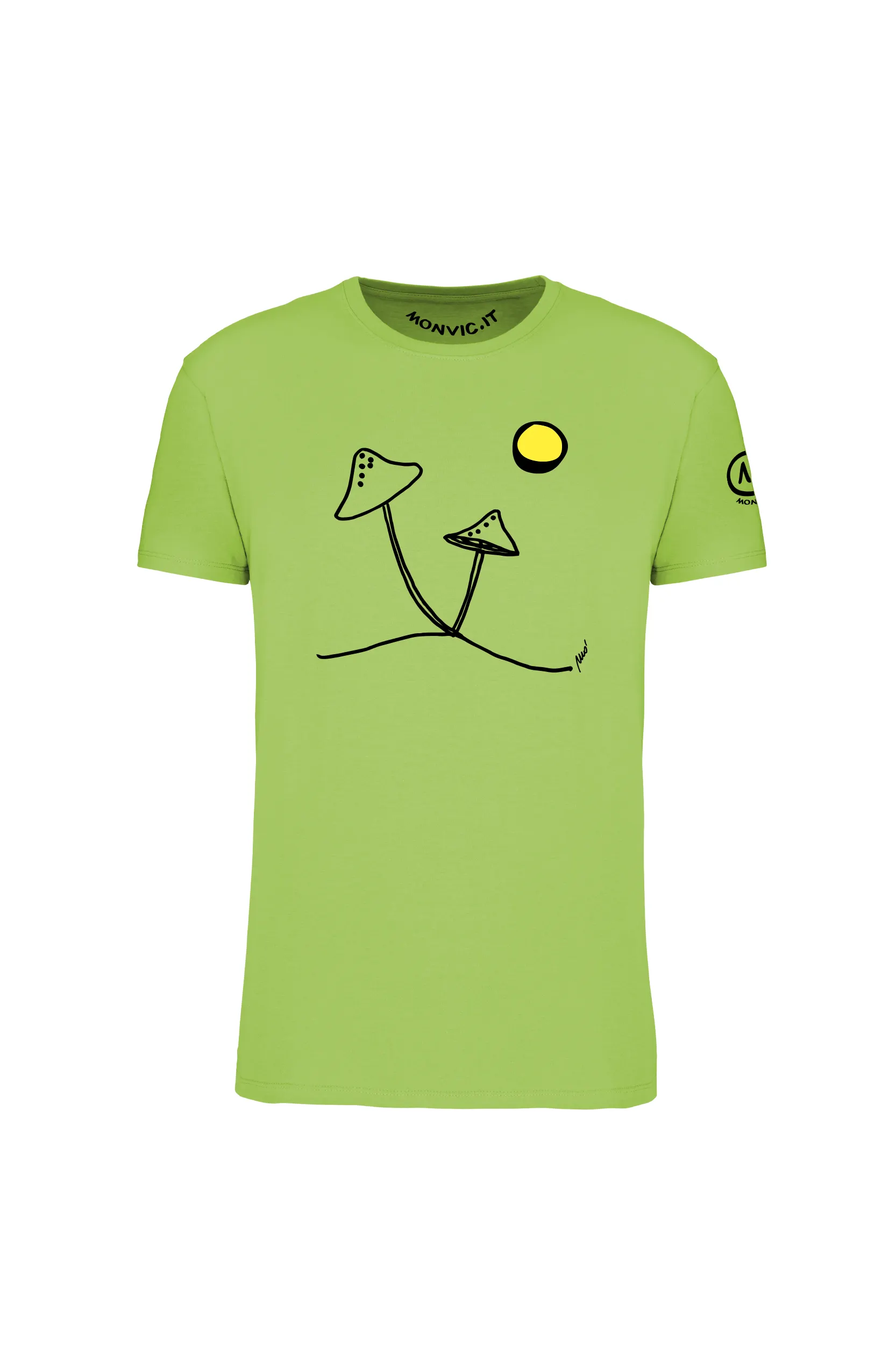 --T-shirt men “Mushrooms” HASH ORGANIC-