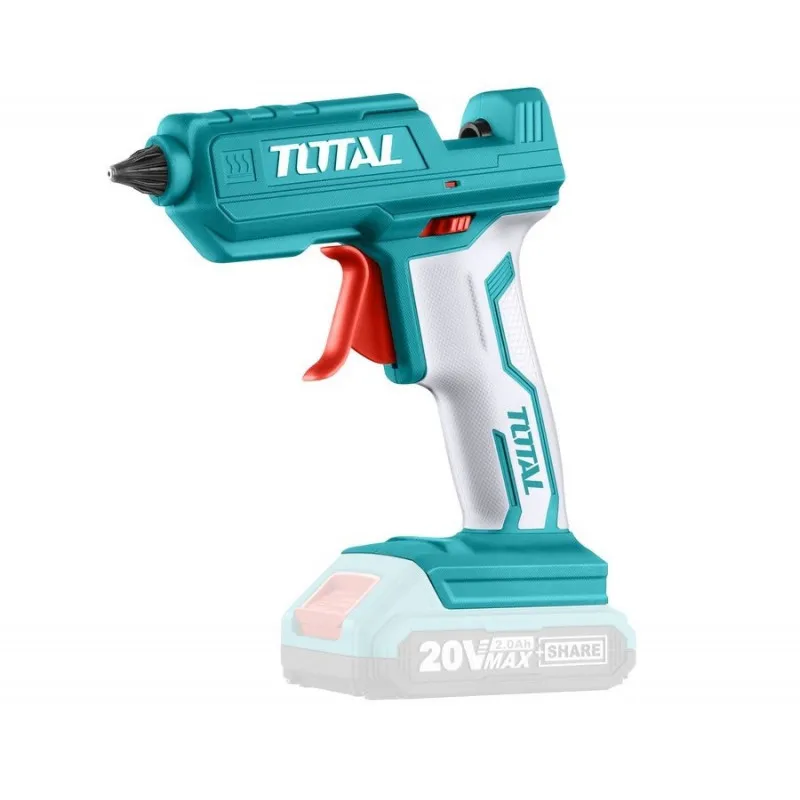 TOTAL Pistola per Colla a Caldo 20V | TGGLI2001